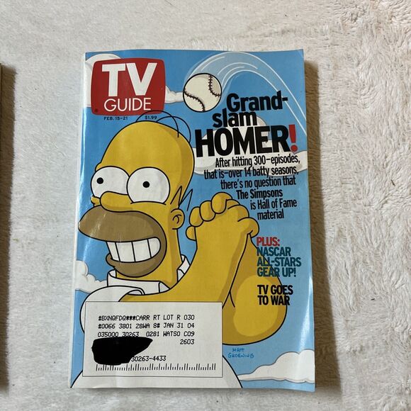 Lot of 4 TV Guide Books 2003 2004 NASCAR Collectible Dual-Image Car - Picture 4 of 10